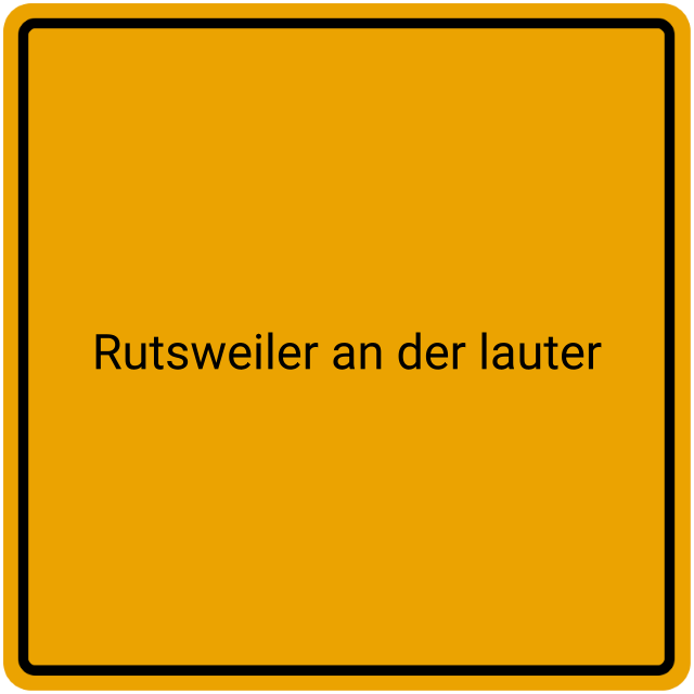 Meldebestätigung Rutsweiler an der Lauter